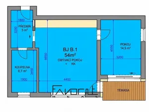 Prodej bytu 2+kk, Ostrava, Mastného, 57 m2