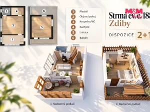 Prodej chaty, Zdiby - Přemyšlení, Strmá, 55 m2