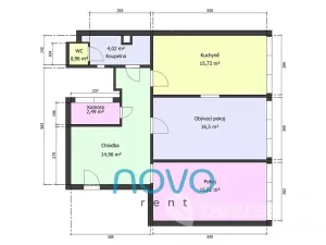 Pronájem bytu 3+kk, Praha - Nové Město, Opletalova, 71 m2