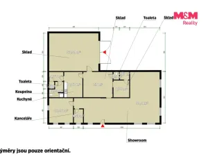 Prodej obchodního prostoru, Jesenice, Žatecká, 453 m2
