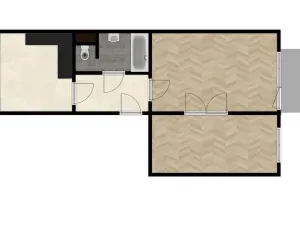 Pronájem bytu 2+1, Příbram, Edvarda Beneše, 58 m2