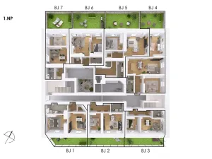 Prodej bytu 3+kk, Postupice, Blanická, 83 m2