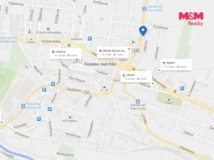 Pronájem bytu 1+kk, Kostelec nad Orlicí, Pelclova, 50 m2