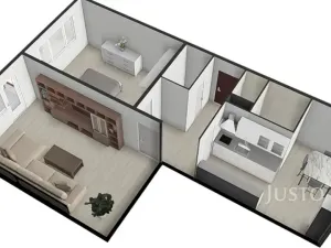 Prodej bytu 2+1, Písek, Harantova, 63 m2