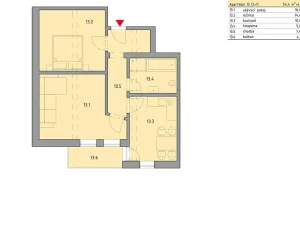 Prodej bytu 2+1, Bayerisch Eisenstein, Německo, Brennesstraße, 55 m2