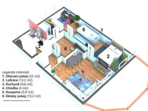 Prodej bytu 5+kk, Tišice, Hasičská, 120 m2