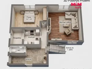 Prodej rodinného domu, Třebenice, Jiráskova, 90 m2