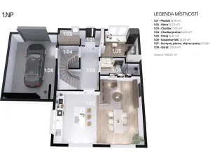 Prodej rodinného domu, Kamenice, Benešovská, 156 m2