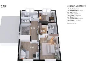 Prodej rodinného domu, Kamenice, Benešovská, 156 m2