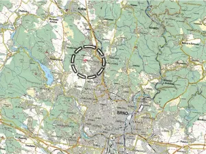 Prodej podílu komerčního pozemku, Brno, 3700 m2