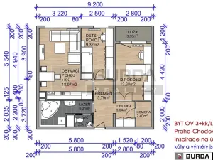 Prodej bytu 3+kk, Praha - Chodov, Michnova, 61 m2