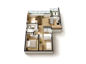 Prodej bytu 3+kk, Bošovice, Vyhlídka, 84 m2