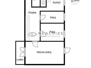 Pronájem bytu 3+1, České Budějovice, Ant. Barcala, 70 m2