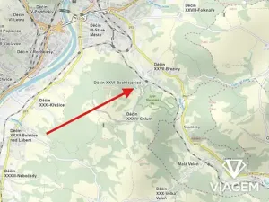 Prodej zahrady, Děčín, 1798 m2