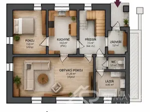 Prodej rodinného domu, Kašperské Hory, Vimperská, 202 m2