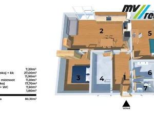 Prodej rodinného domu, Milovice, 80 m2