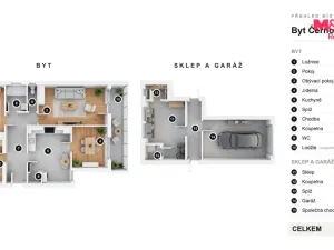Prodej bytu 4+1, Černovice, U Mateřské školy, 82 m2
