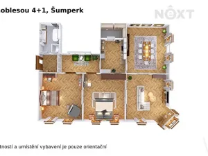 Prodej bytu 4+1, Šumperk, Bulharská, 163 m2