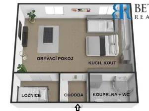 Prodej bytu 2+kk, Mikulov, Purkyňova, 30 m2