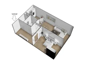 Prodej bytu 2+kk, Libčice nad Vltavou, Pod Saharou, 45 m2