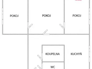 Prodej bytu 3+1, Opava - Předměstí, Milady Horákové, 54 m2