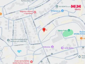 Pronájem bytu 2+1, Karlovy Vary - Drahovice, Gagarinova, 60 m2