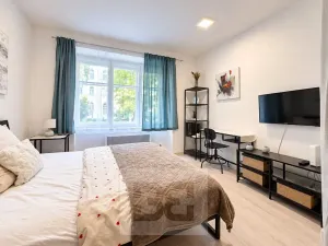 Pronájem bytu 1+kk, Praha - Vršovice, Moskevská, 28 m2