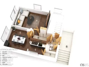 Prodej rodinného domu, Divišov, Na Sídlišti, 100 m2