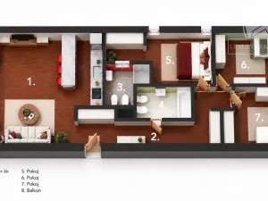 Prodej bytu 4+kk, Praha - Hlubočepy, Silurská, 94 m2