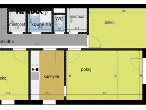 Prodej bytu 3+1, Kouty, 64 m2