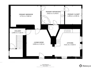 Prodej rodinného domu, Chýnice, Nám. Na Louži, 78 m2