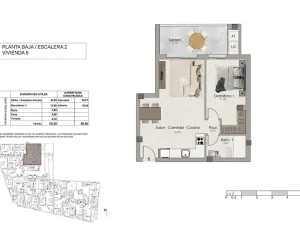 Prodej bytu 2+kk, Santa Pola, Španělsko, 59 m2