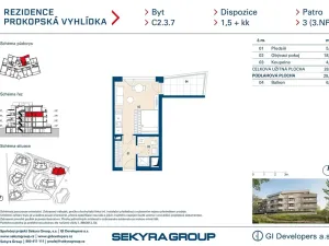 Prodej bytu 1+kk, Praha - Jinonice, Radlická, 29 m2