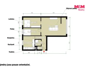 Prodej bytu 3+1, Plzeň - Bolevec, Studentská, 70 m2