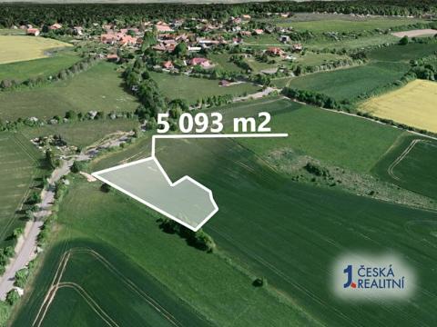 Prodej podílu zemědělské půdy, Klokočná, 353 m2