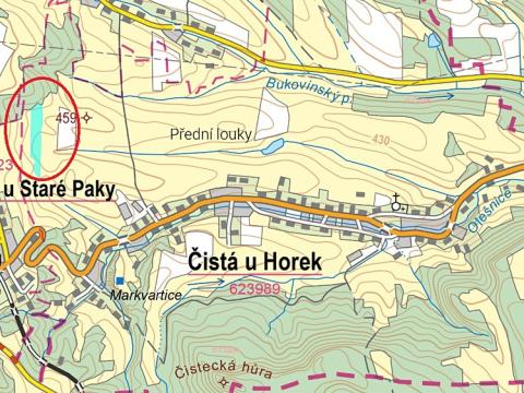 Prodej trvalého travního porostu, Čistá u Horek, 30978 m2