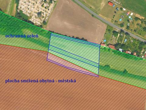 Prodej podílu pozemku pro bydlení, Budyně nad Ohří, 4040 m2