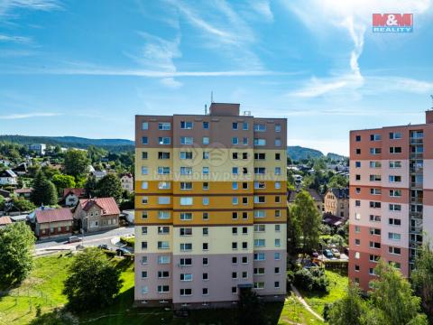 Pronájem bytu 1+1, Jablonec nad Nisou - Mšeno nad Nisou, F. L. Čelakovského, 35 m2