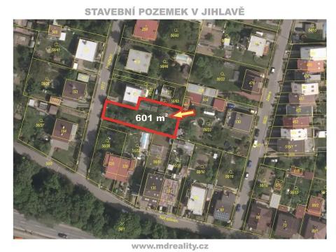 Prodej pozemku pro bydlení, Jihlava, 601 m2