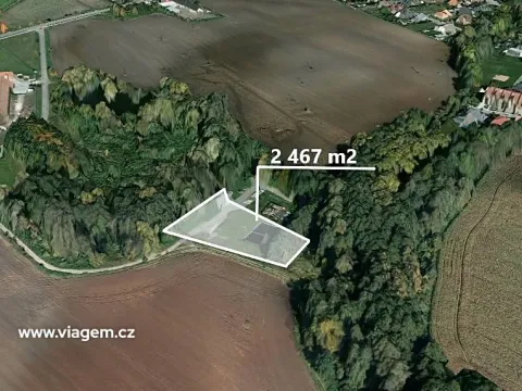 Prodej podílu pole, Lázně Bohdaneč, 395 m2