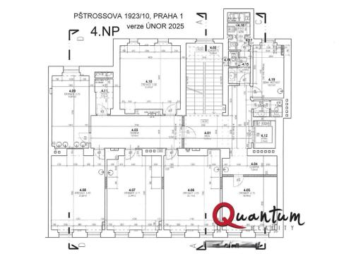 Pronájem ordinace, Praha - Nové Město, Pštrossova, 200 m2