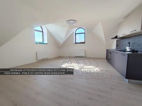 Pronájem bytu 2+kk, České Budějovice, Fráni Šrámka, 59 m2