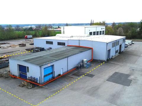 Pronájem výrobních prostor, Lišov, Hůrecká, 350 m2