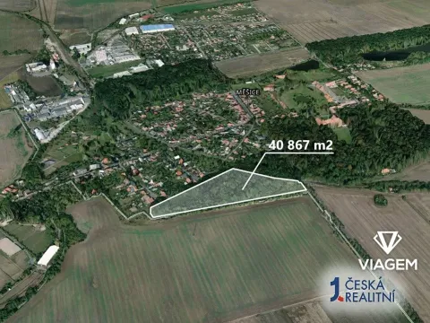 Prodej lesa, Měšice, 41239 m2