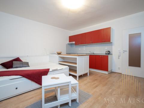Pronájem bytu 1+kk, Praha - Stodůlky, Sluneční náměstí, 28 m2