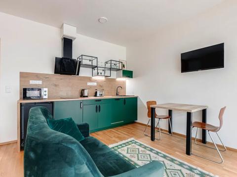 Pronájem bytu 1+kk, Praha - Holešovice, U průhonu, 35 m2
