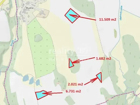 Prodej pole, Perálec, 21943 m2