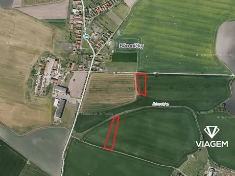 Prodej podílu pole, Běrunice, 721 m2