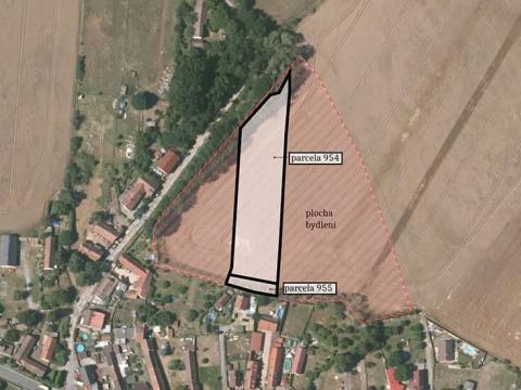Prodej podílu pozemku pro bydlení, Dobřany, 2260 m2