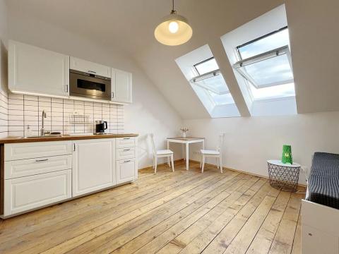 Pronájem bytu 1+kk, Praha - Vršovice, Moskevská, 19 m2
